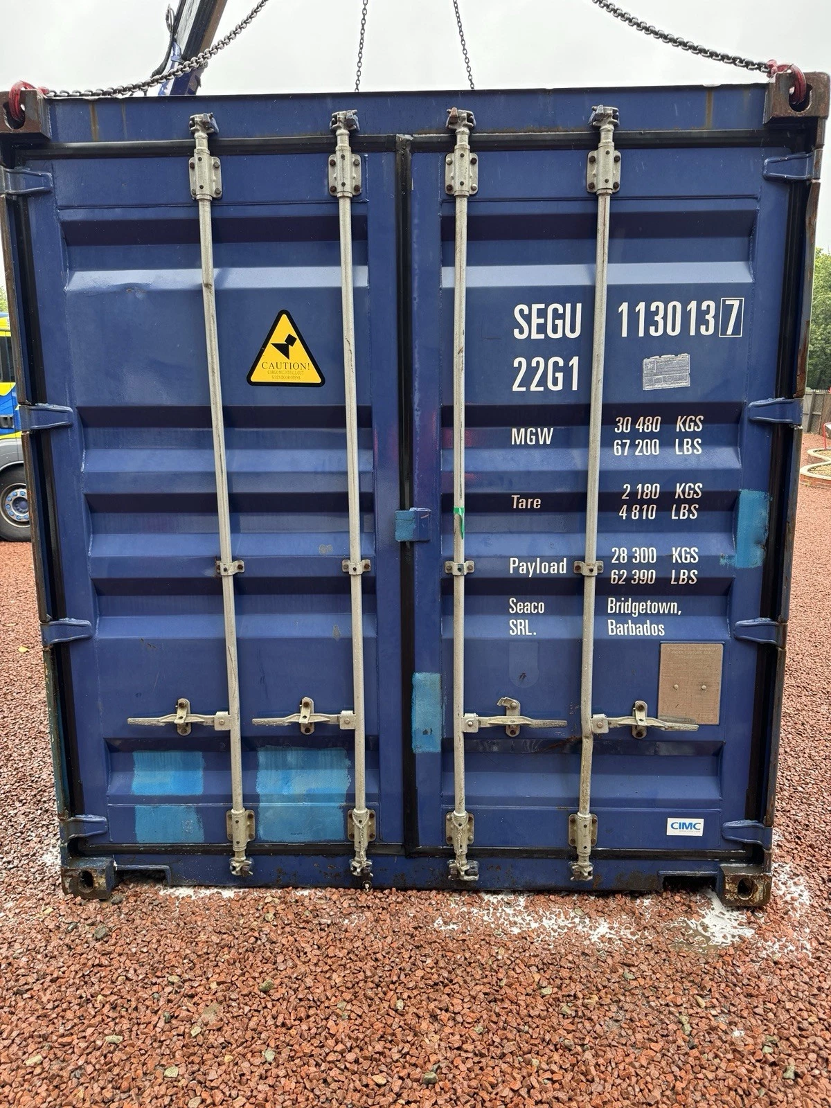 20ft Cargo Worthy Dry Used Shipping Container - Image 4