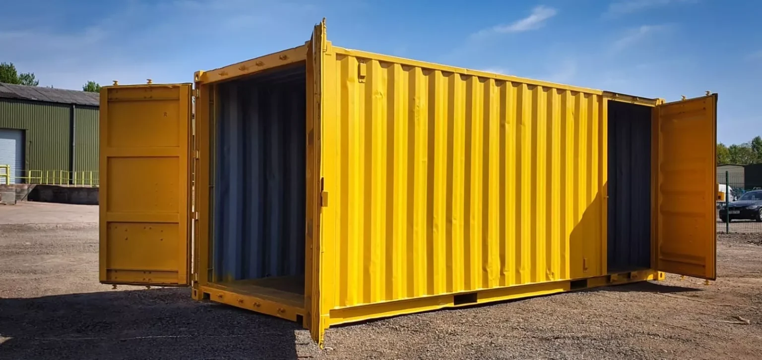 20×8 Container With Side Door to store room With Secure anti vandal Lock Boxes - Image 3