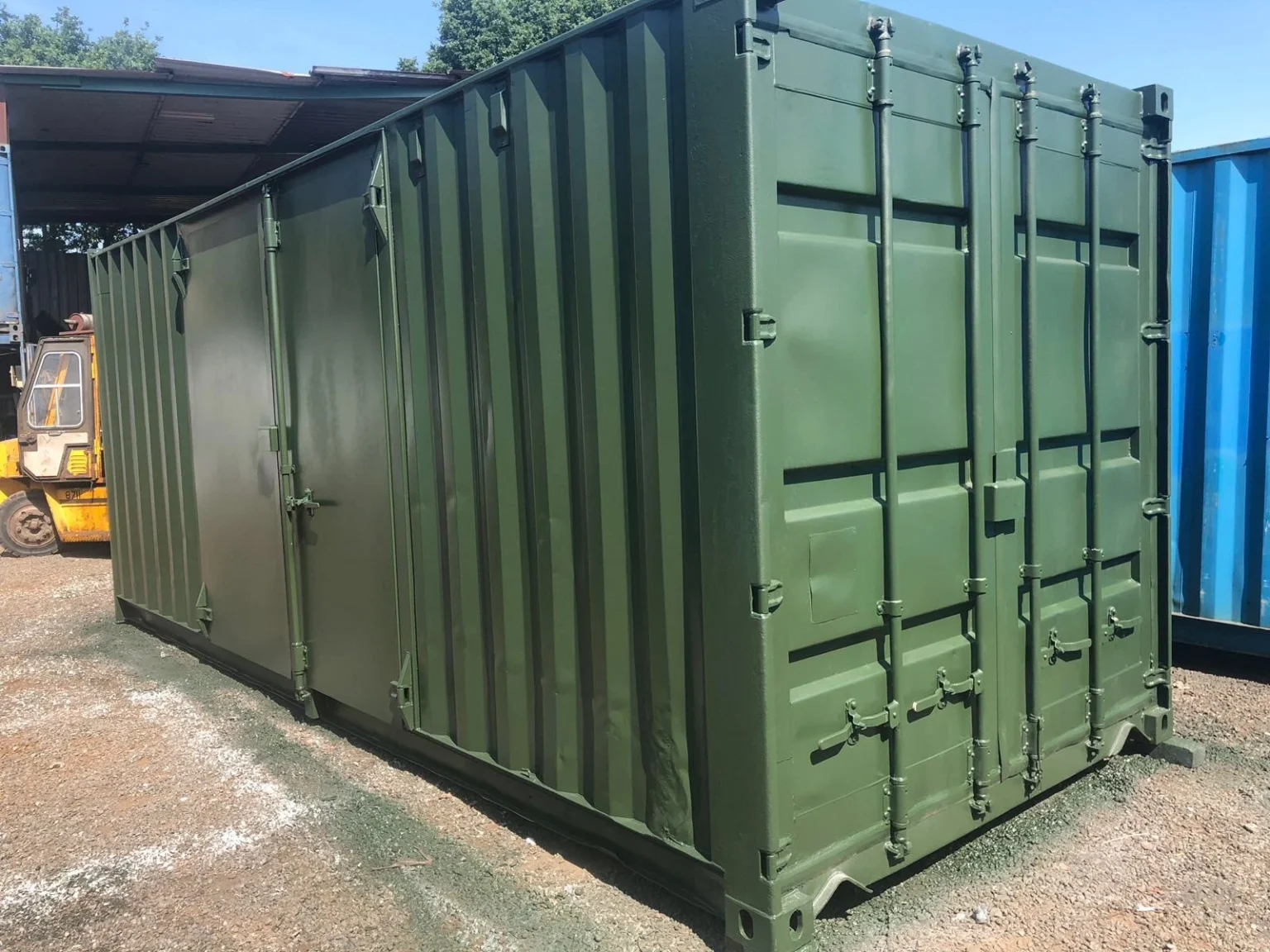 20×8 Container With 8f Side Doors With Extra Door Secure Lock Boxes - Image 3