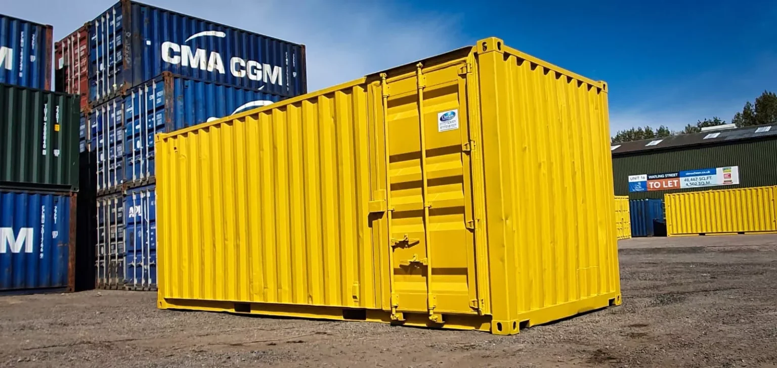 20×8 Container With Side Door to store room With Secure anti vandal Lock Boxes - Image 2