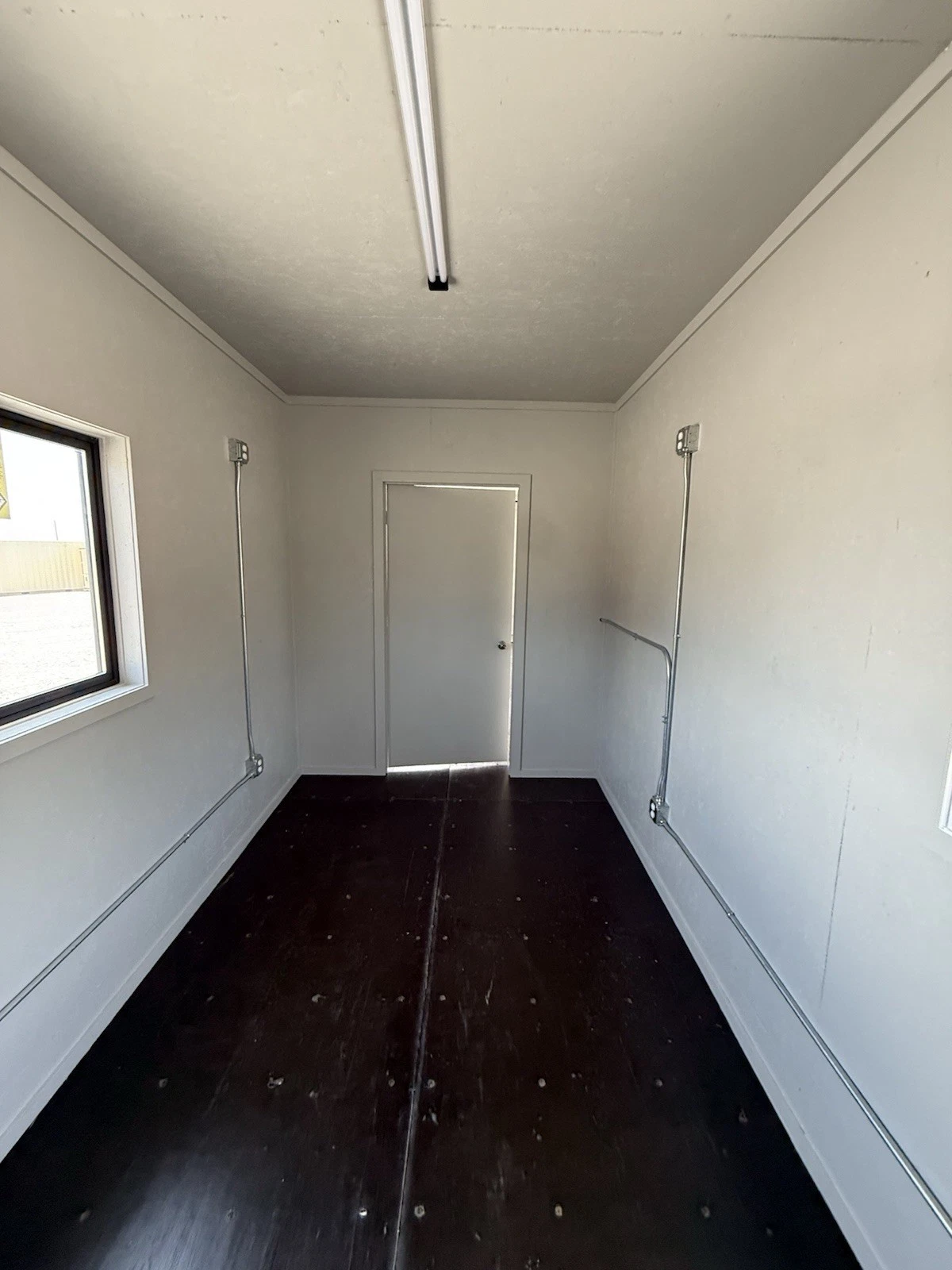 40ft New Slate Gray Shipping Container Office For Commercial Use Spray Foam - Image 6